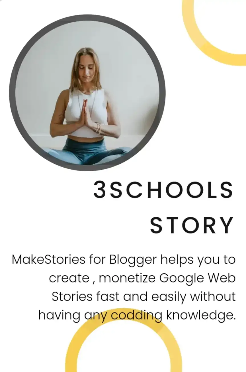 3schools web story templates