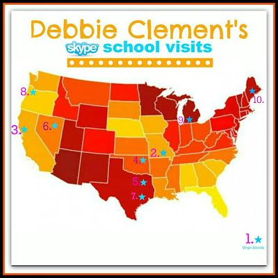 photo of: Debbie Clement is now making "Virtual Visits" and is traveling the country! 