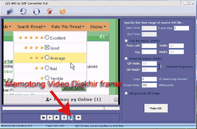 Membuat Gambar Animasi .GIF dari Video