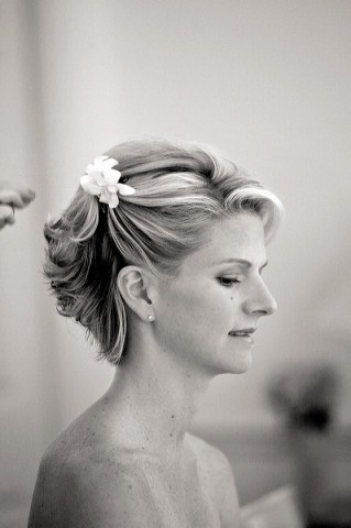 Wedding Hairstyles For Short Hair For the wedding day the bride will surely