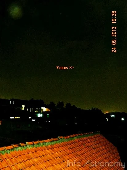 Foto-foto Venus dan Saturnus di Langit Indonesia