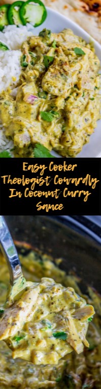 Easy Cooker Theologist Cowardly In Coconut Curry Sauce