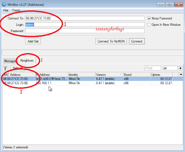 cara membuat ip address mikrotik winbox