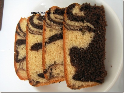 Chitra Pal Marble Cakes slices