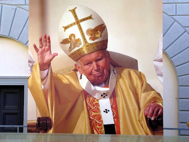 Image of Pope John Paul II, Montenero, Livorno