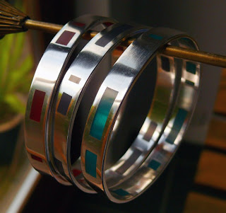 Jane Gallagher: Resin window bangles