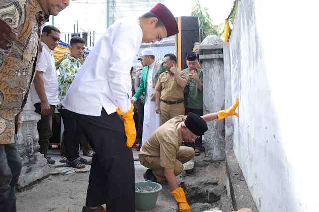 Lakukan Peletakan Batu Pertama di SD Al-Washliyah 80 Kisaran, Bupati Asahan Sampaikan Ini