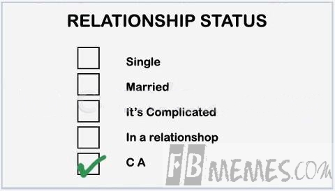 My Relationship Status is CA | Funny CA Joke