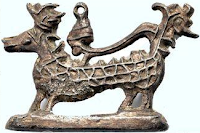 Goat, tin, Malaysia. Tin Animal money