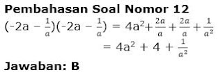  berikut ini abang admin bagikan Contoh Soal Aljabar Contoh Soal Aljabar Kelas 7 Sekolah Menengah Pertama plus Jawaban dan Pembahasan
