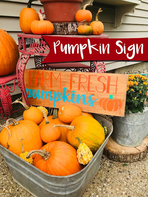 Pumpkin Sign