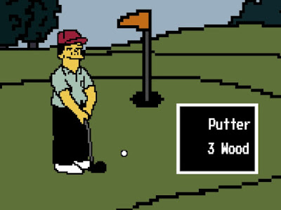 Lee Carvallo's Putting Challenge from The Simpsons