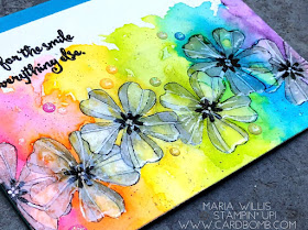 #cardbomb, #mariawillis, #stampinup,  #video, #videotutorial, #stamparatus, #stamping, #ink, #paper, #papercraft, #flowershop, #techniques, #masking, #watercolor, #stampinblends, #rainbow, #handmade, #diy, #color, #creative, #crafty, #cards, 