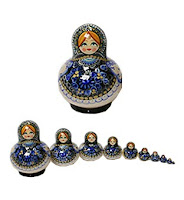 MATRESHKA handmade Russian nesting doll