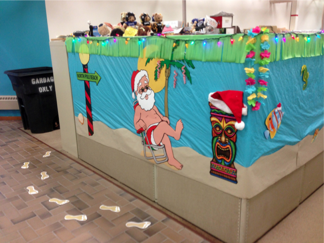 The Pursuit of Happiness: Surfing Santa Hawaiian Office ...