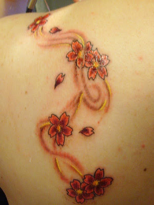 cherry blossom tattoo