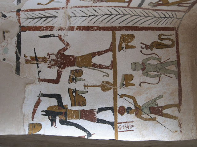 Paintings from the tomb of Sadosiris at Muzawaka (XX)