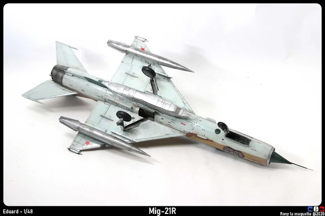 Maquette du Mig-21R de Eduard au 1/48.