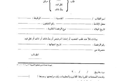 رسوم استخراج رخصة قيادة بدل فاقد مصر