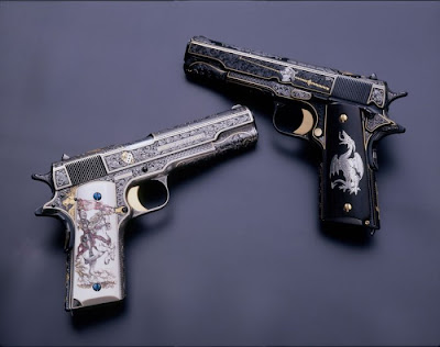 Etched Gun Stocks