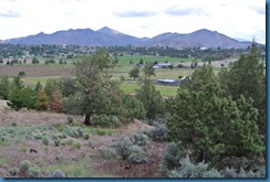 Smith Rock as viewed from Ruana's driveway