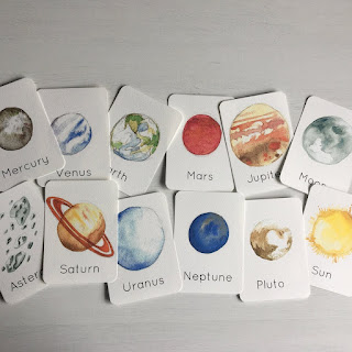 Solar System Flashcards | Conscious Craft