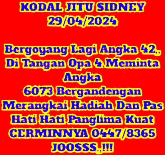 Web kesda togel sydney