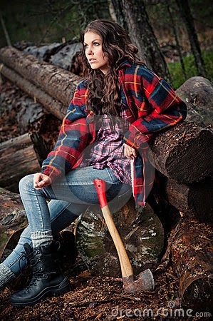 Hot Lumberjack Girl - Lumbersexual ladies