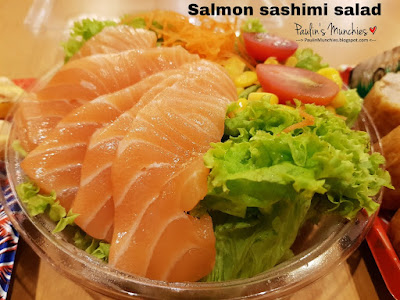 Salmon sashi salad - Kuriya Japanese Market at JEM - Paulin's Munchies
