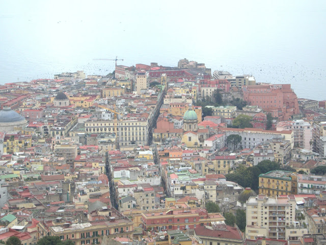 widok na Neapol, panorama miasta