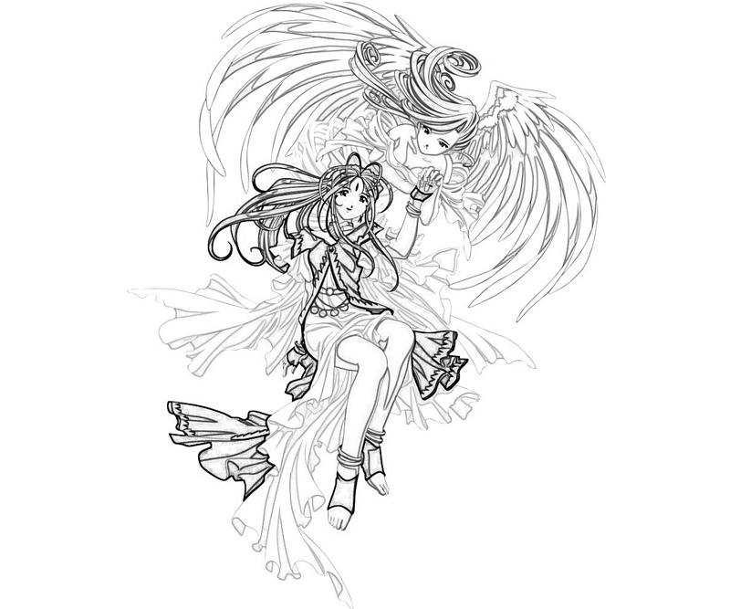 belldandy-power-coloring-pages