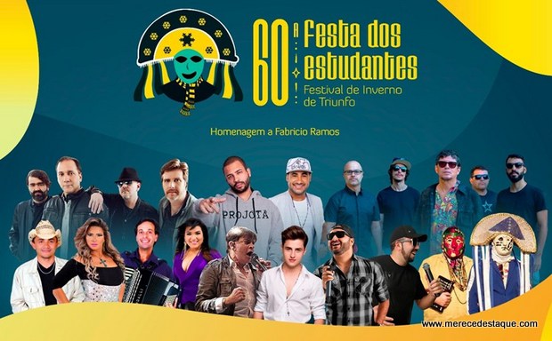 Confira a programação da festa dos estudantes 2018 em Triunfo, Pernambuco