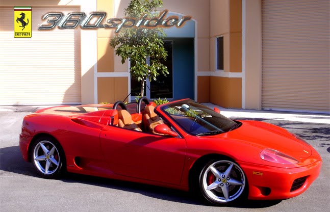 The Ferrari 360 Spider marks Ferrari's most ambitious and successful 