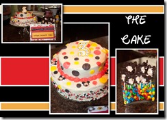 the cake