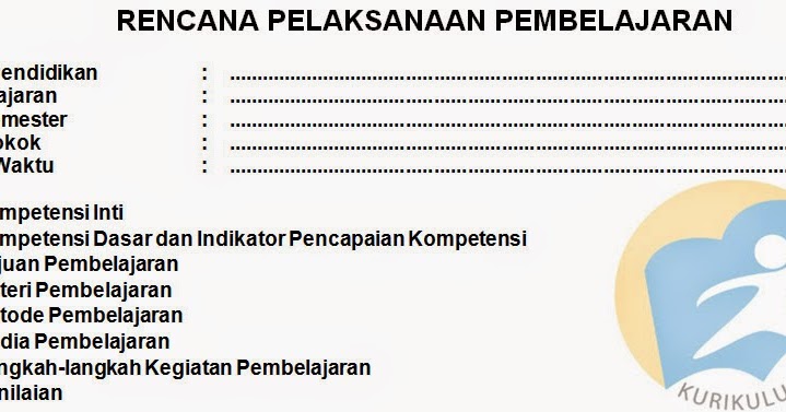 rpp terbaru: KOMPONEN SILABUS, KOMPONEN RPP, DAN PRINSIP PENYUSUNAN RPP