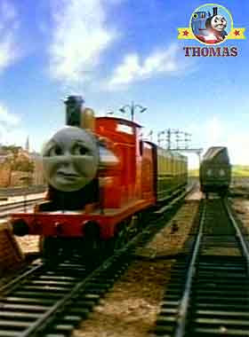 Toby Thomas the tank engine James the train engine transportation passenger railway express coaches