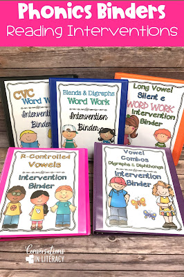 phonics word work binders for guided reading