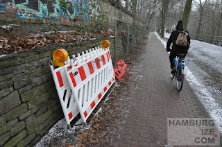 Baustelle am Kaifuradweg