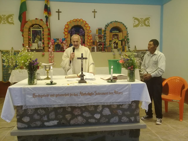 Gottesdienst in Casa Grande Boliviens
