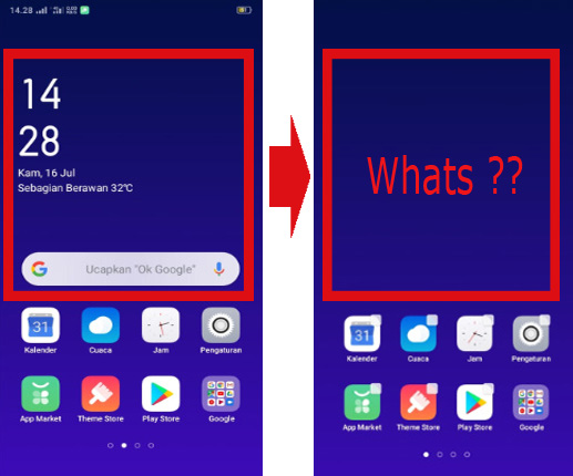 Cara mengembailkan aplikasi hilang di Android