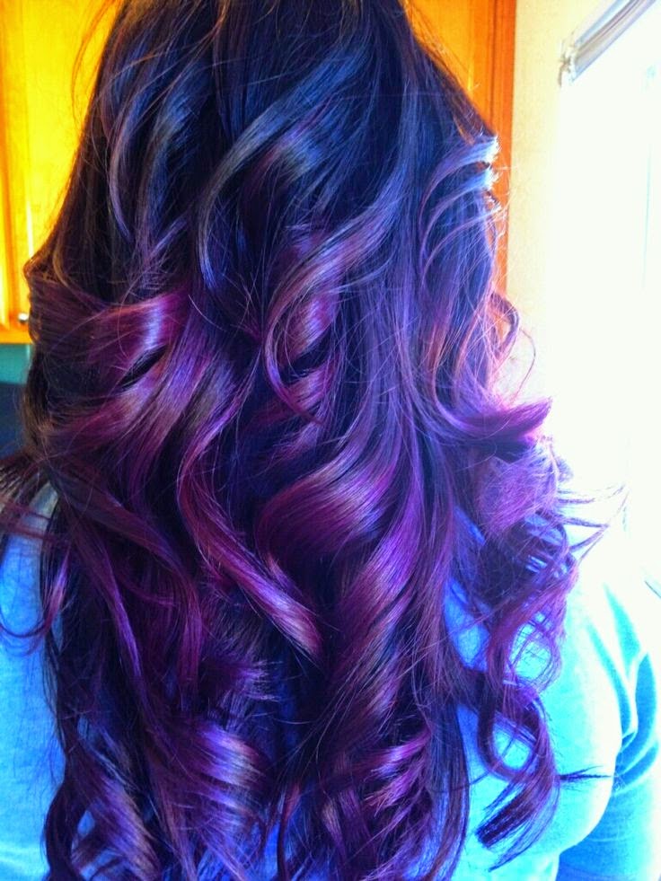 28 HQ Images Blue Violet Hair Dye : Hair COLOR Permanent Cream Dye Goth Punk Rock Glam purple ...