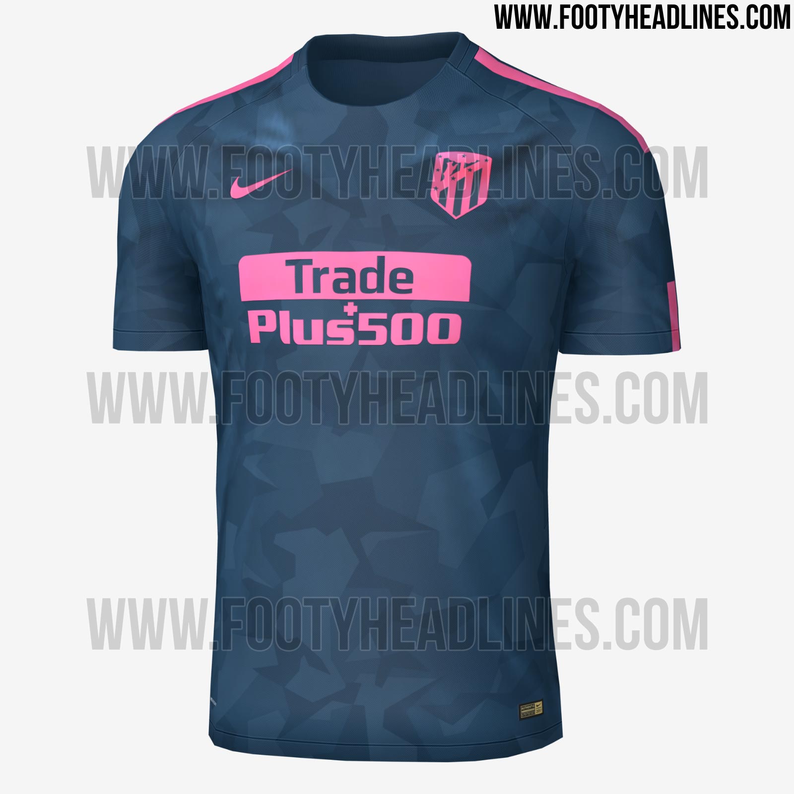This image shows the Nike Atletico Madrid 2017-2018 Third ...