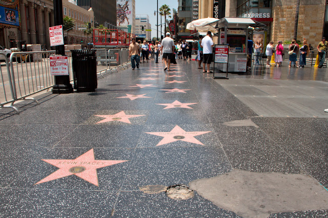 Hollywood walk of fame