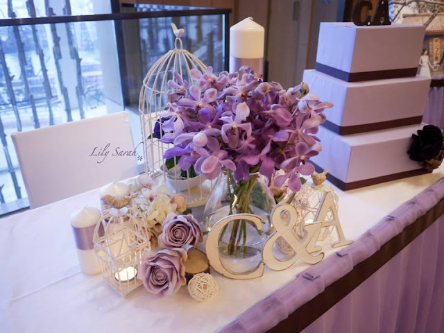 Reception decoration at W Hotel