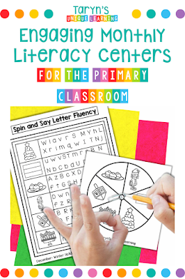 Looking for fun and exciting monthly literacy centers ideas to use in your classroom this year? These awesome activities include everything you need for engaging literacy practice your students will love. Be sure to check out the MEGA Bundle for a whole year's worth of fun monthly literacy centers activities with seasonal and holiday themes your students will look forward to each and every month.