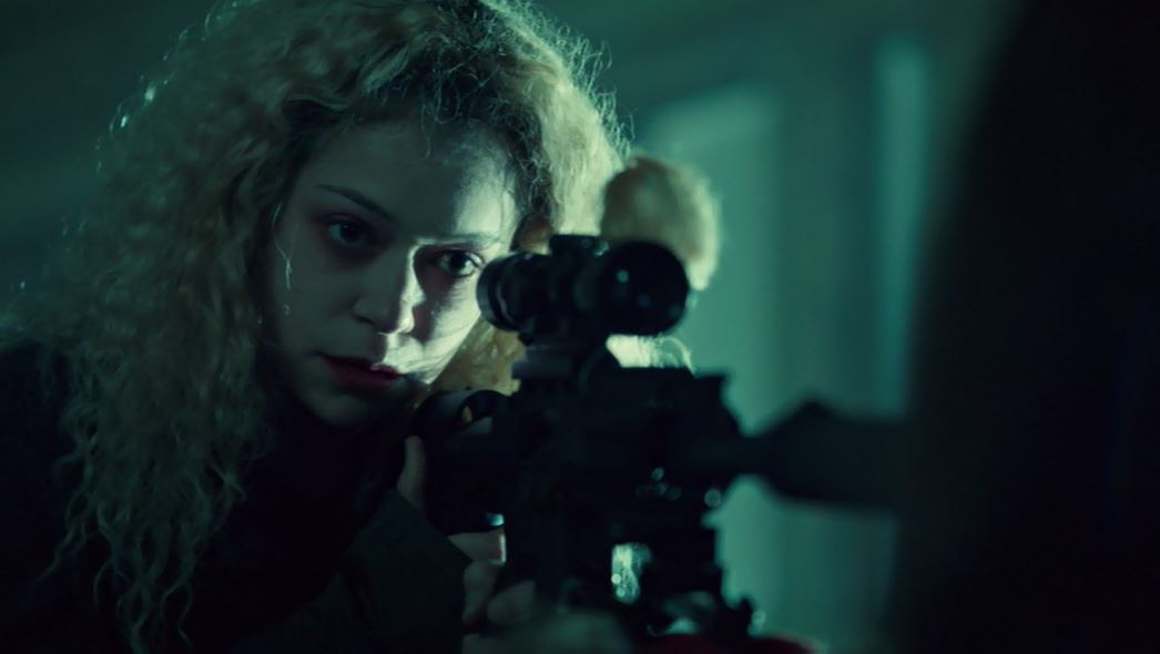 Helena with sniper rifle