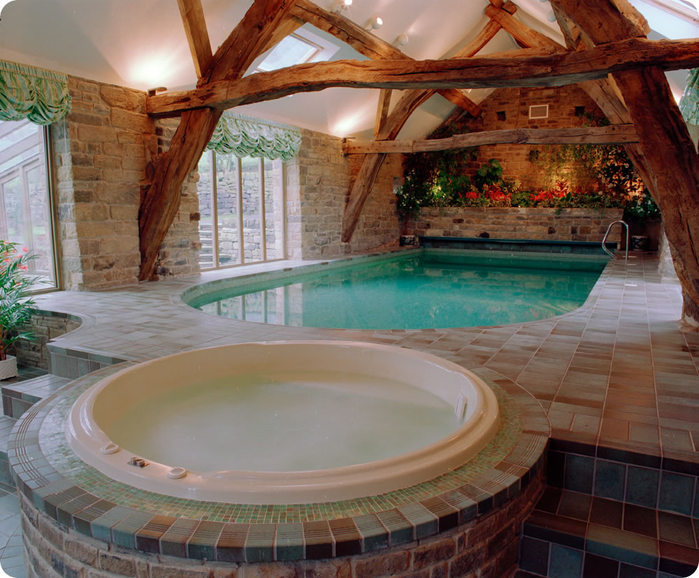 Indoor Swimming Pool with Hot Tub