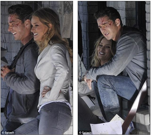 rosie huntington-whiteley transformers 3. Action heroes: Shia and Rosie