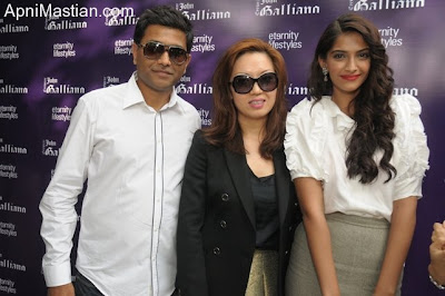 Sonam Kapoor at John Galliano Eye Wear Launch