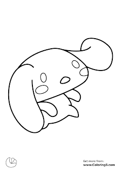 Cinnamoroll from Hello Kitty Coloring Pages